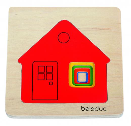 Lagenpuzzle U3 4tlg. - Auswahl: Haus
