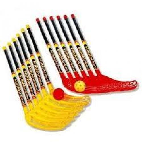 Hockeyschlger l=85cm - Auswahl: 6x Hockeyschlger 2er Set + 2 Blle