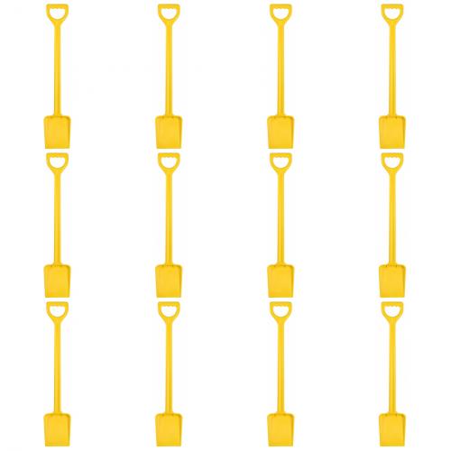 12 x Spaten 71cm gelb