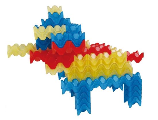 Eierbecher Blocks transparent 45tlg.