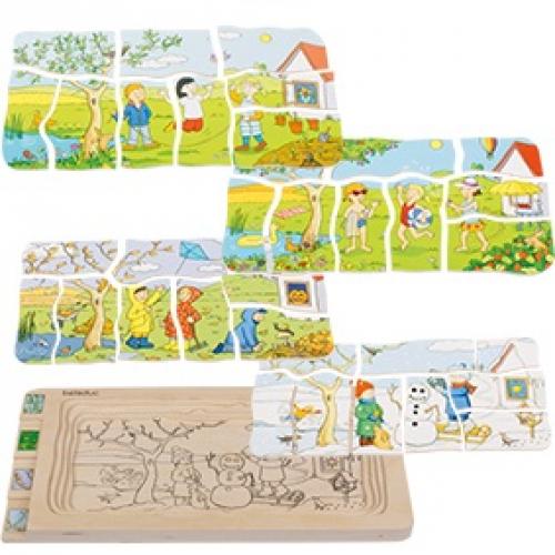 Lagen Puzzle  4 Jahreszeiten
