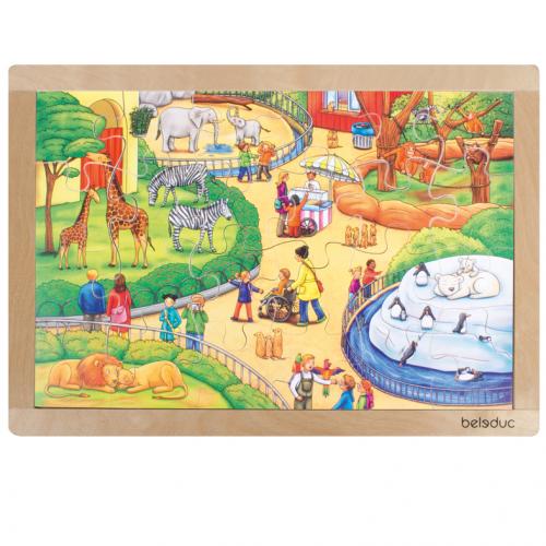 Rahmenpuzzle - Auswahl: Zoo