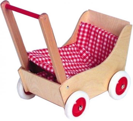 Puppenwagen mit Garnitur