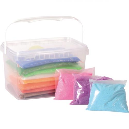 Dekosand 12 Farben, 2,4 kg