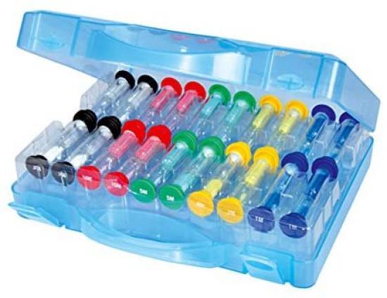 Sanduhren 20er im Koffer