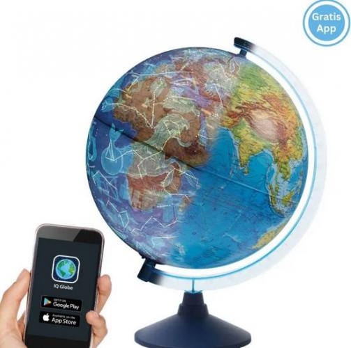 Interaktiver 3D Globus,  25 cm