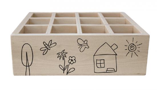 Holzbox fr Stifte
