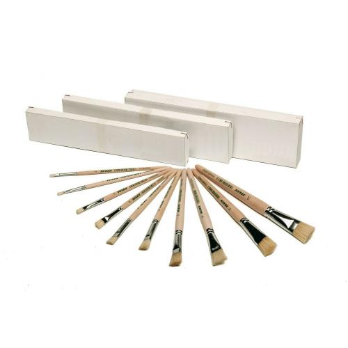 Borstenpinsel 12er Set - Gr��e: 12