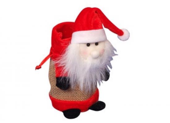 Weihnachtsmann mit Jutesack