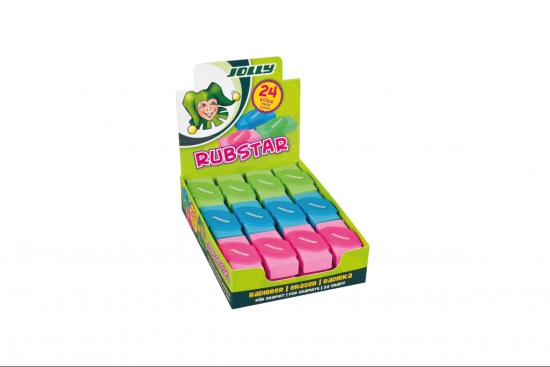 RubSTAR, 2 Radierer mit Schiebeh�lse 24er Pack