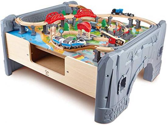 Eisenbahn-Spieltisch 70tlg. Set