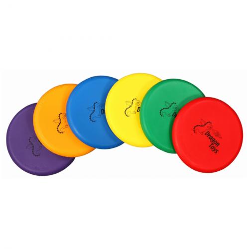 Frisbeescheibe mit E-Haut, farblich sortiert 